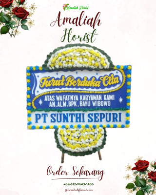 Papan Bunga Duka di Mekar Nauli