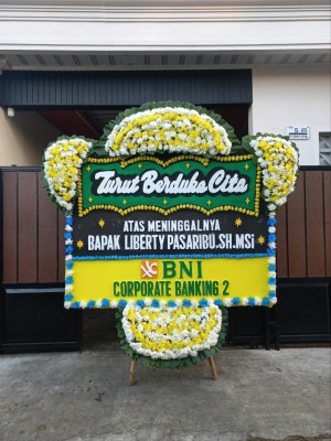 Papan Bunga Duka di Mekar Nauli