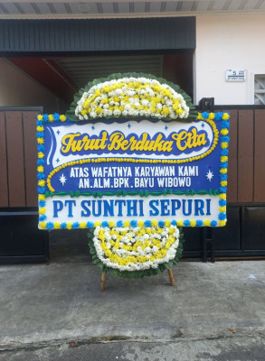 Papan Bunga Duka di Mekar Nauli