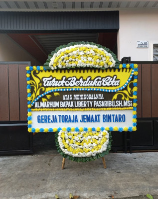 Papan Bunga Duka di Mekar Nauli